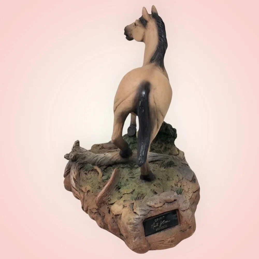 Neil J Rose Buckskin 'SPIRIT' HORSE FIGURINE Limited Edition #810/3500 Sculpture